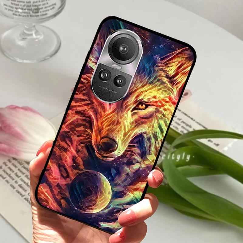 For Oppo Reno 10 5G CPH2531 Case Reno10 Shockproof Soft TPU Silicone Phone Cover For Oppo Reno 10 Pro 5G CPH2525 Funda Cartoon