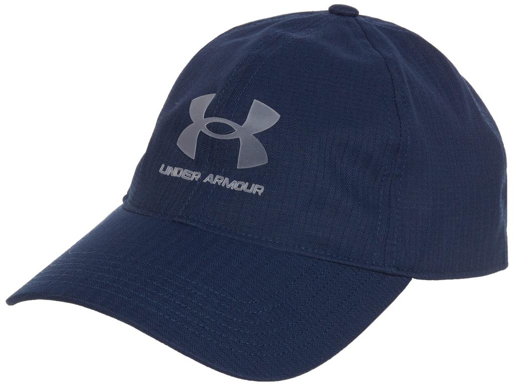 Under Armor Armorvent Adjustable Academy Blue One Size Fits Most Men's Hat, (408)/Pitch Gray,