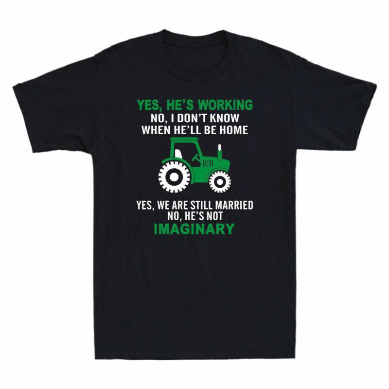 Home Tshirt Know Unisexs Hell Hes Dont Yes Novelty I When Working Be No Farmer S