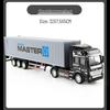 Alloy Semi-Trailer Transport Truck Toy - Durable Model for Boys