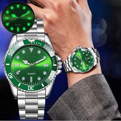 Sportivo Nuovo Con cinturino in acciaio inossidabile Orologio da uomo Luminoso Al quarzo Orologio da polso Alla moda Lusso Accessori