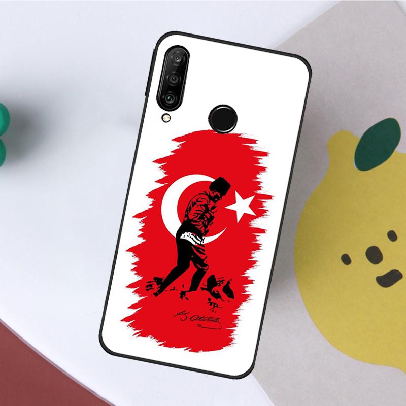 Turkish Ataturk Flag For Huawei Nova 5T 9 10 SE 11i 8i 7i 3i Nova Y70 Y60 Y61 Y90 P20 P40 Lite P60 P30 Pro Case