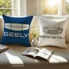 GEELY Pillow Case Sofa and Living Room Decorative Cushion Covers Dust-proof and Mite-proof Invisible Zipper
