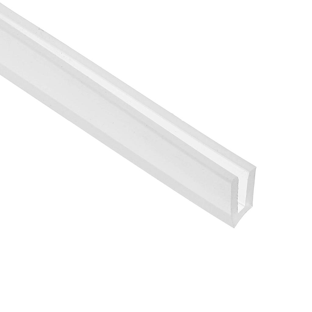 PATIKIL U Channel Edging Trim 26.2ft Sheet Metal Edge Guard Protector Rubber Edge Trim