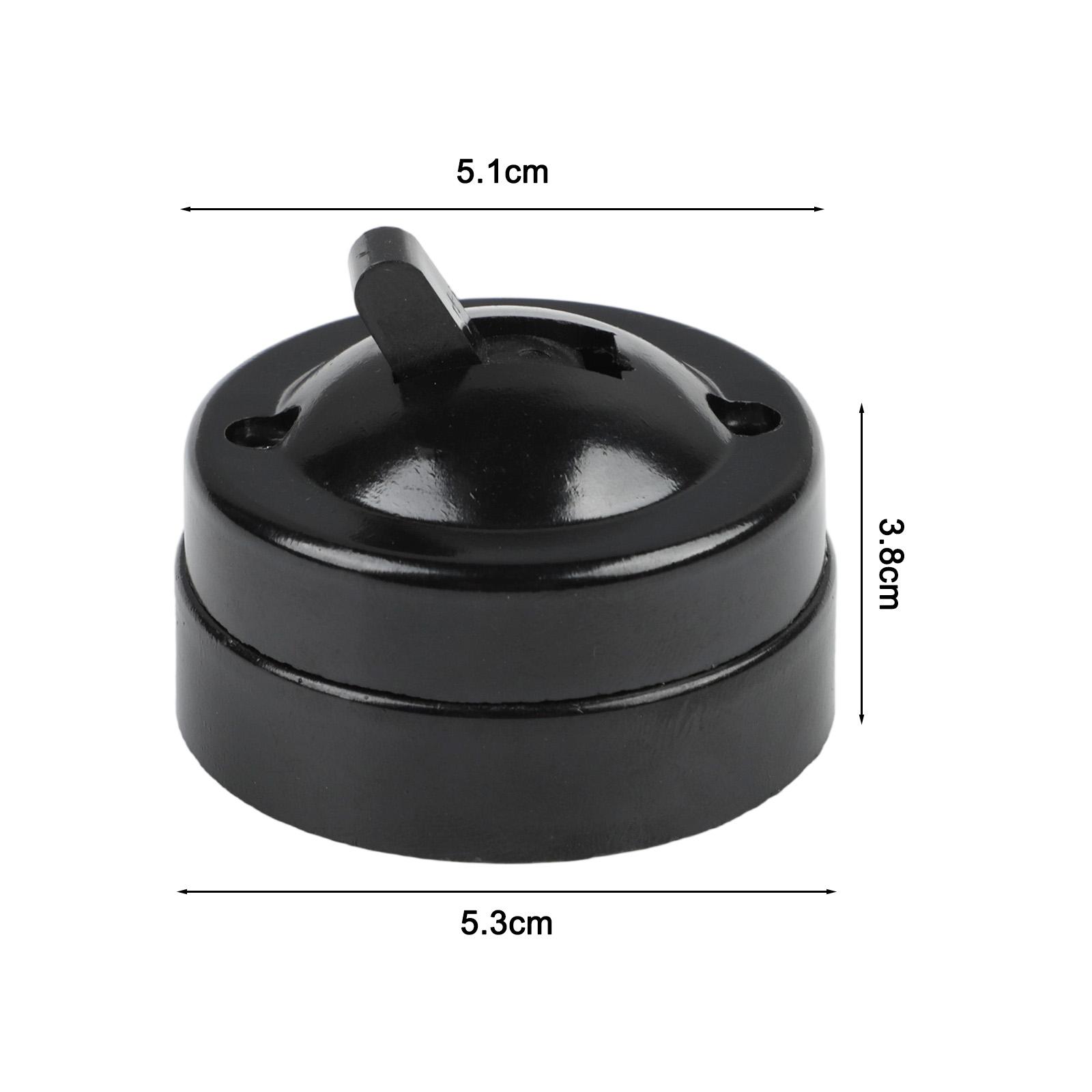 

Одинарний перемикач 1 шт. Чорний Легка установка Побутовий