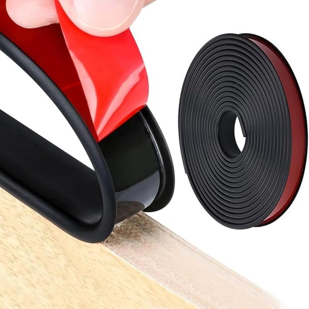 1Roll 5M/10M U-shaped Wooden Cabinet Edge Strips Cabinet Furniture U-shaped Soft Edge Sealing Strips Self-adhesive Edge Strips