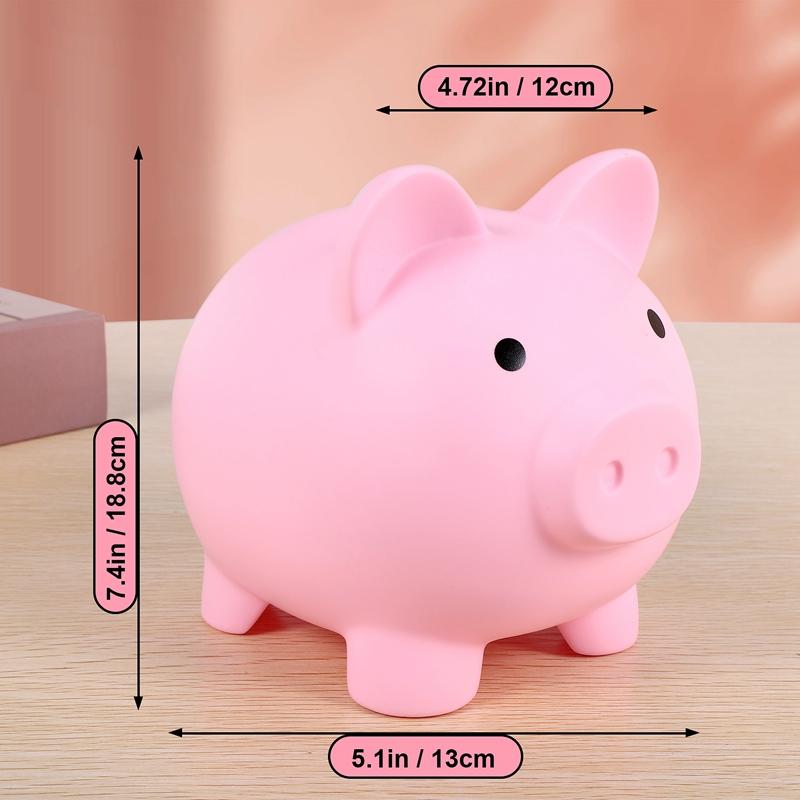 Hot Large Piggy Bank, Unbreakable Plastic Money Bank, Coin Bank For Girls And Boys, Practical Gifts For Birthday