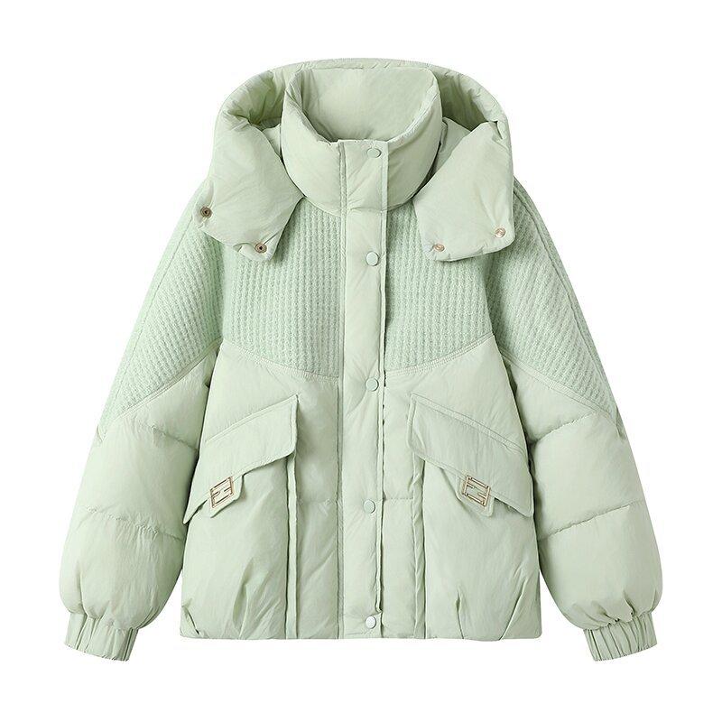 New Style Women's Winter Short Korean Style Loose Coat with Western Design Thickened Cotton Coat and Jacket