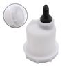 Car Brake Clutch Fluid Reservoir 7/16 Male Threaded Outlet 60mm Diameter ABS Material for Automotive Engine Compartment Use