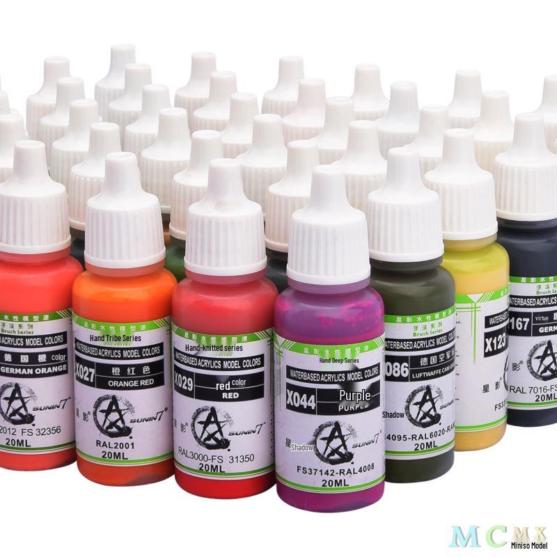 Peinture à Base d'Eau 169-170 Série Peinte à la Main pour Maquettes et Figurines par Qin Xuan