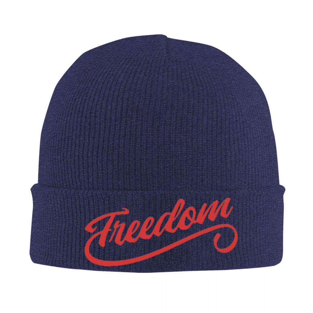 Charlie Kirk Freedom Warm Knitted Cap Winter Knit Bonnet Hat Skullies Beanies Hip Hop Caps for Unisex