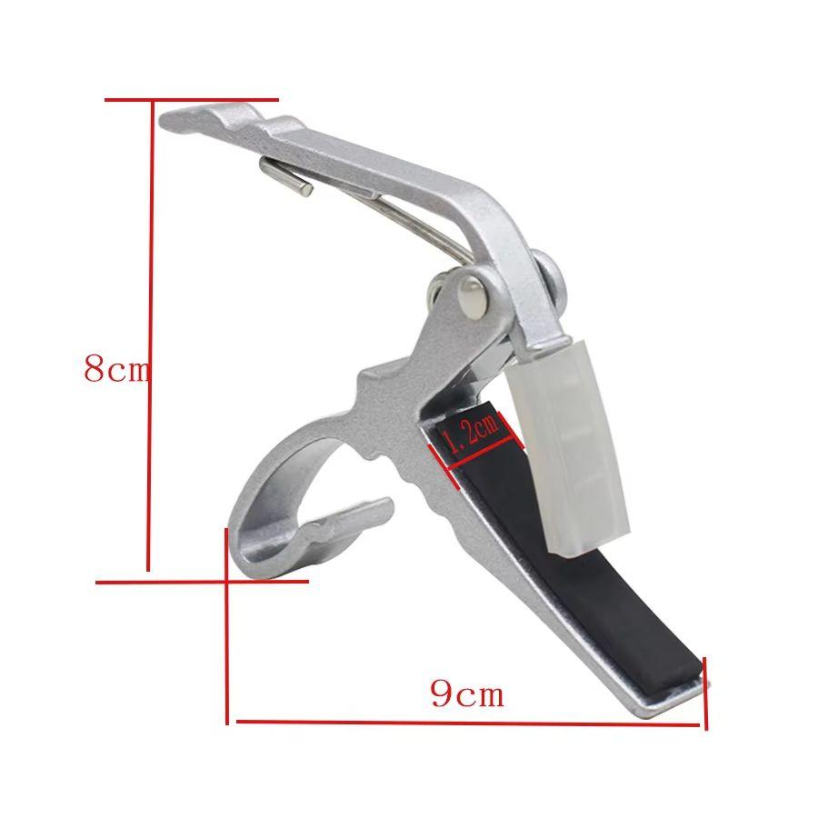 Guitar Capo Aluminum Alloy Quick Adjustment Duty Clamp Universal Folk Acoustic Electric Guitar Clip Squeeze Guitar Accessories