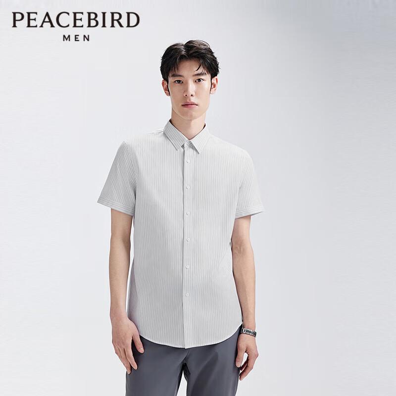 

Peacebird Men s Short-Sleeve Casual Shirt M