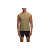 Comfortable Versatile Simple Solid Color Vest Men Tops Wild-Mushroom 1175770-WDMS