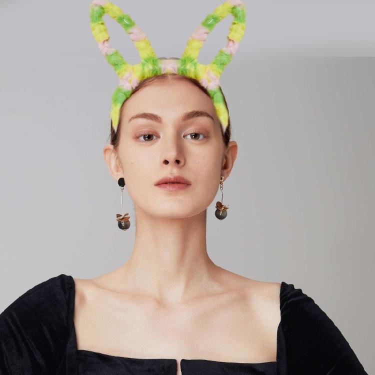 Christmas Rabbit Ear Hair Hoop Cute Live Broadcast Hair Holder Festival Headwear