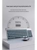 Dual-Mode Backlit Bluetooth Wireless Keyboard & Mouse Set with Eight-Color Lighting