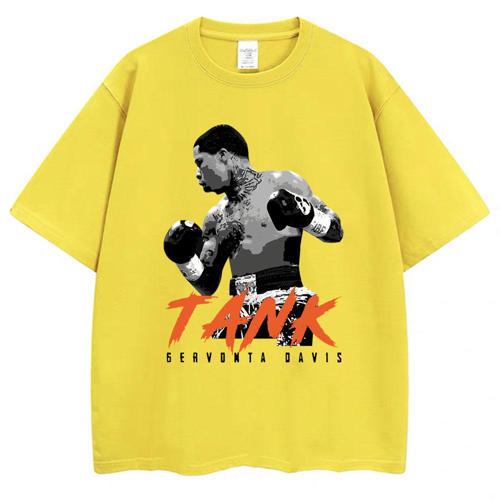 Tank Gervonta Davis Graphic T Shirts Vintage Cool Classic Summer T Shirt Oversized Cotton Men Women Boxing T-shirt