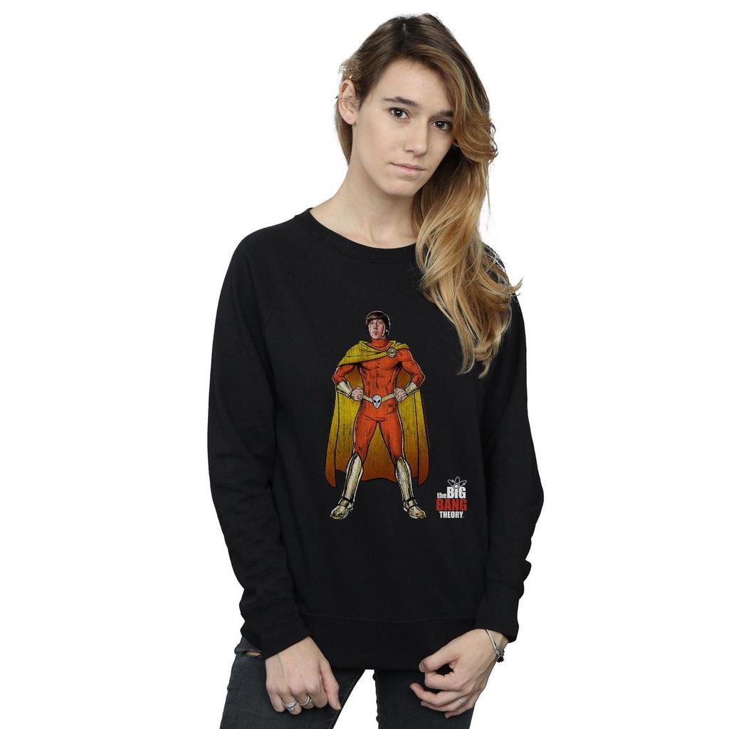The Big Bang Theory Womens/Ladies Howard Superhero Sweatshirt