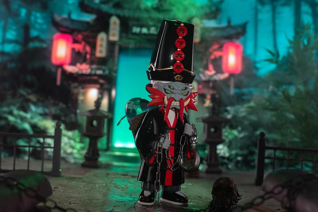 PLUM Shenzhen Mabell Animation Culture Development Faceless "Black Impermanence" Non-scale PU Painted Complete Figure PF 405