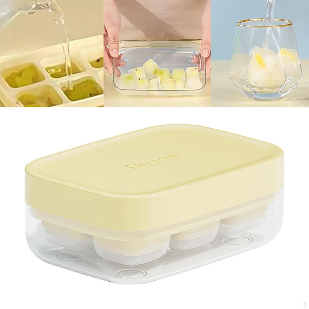 Tray, Ice Making, Multipurpose Easy Release Portable for Candy, Juice, Drinks, Chilling Tea Beverage