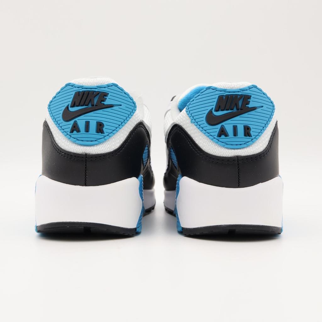 CJ6779-100 Nike Air Max 90 Azul Láser Negro Blanco Gris Niebla Cian Cielo (de los hombres)