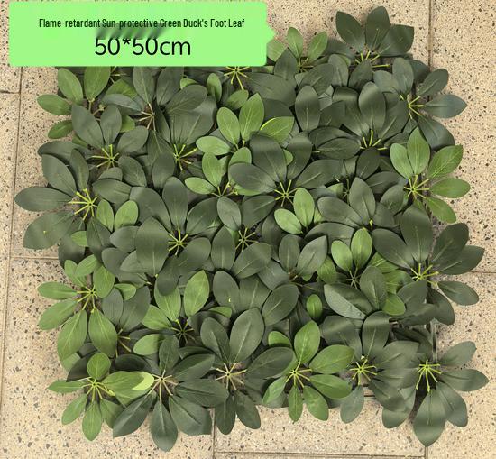 Flame-Retardant Green Wall: Anti-Aging Lawn Decoration for Malls & Backgrounds