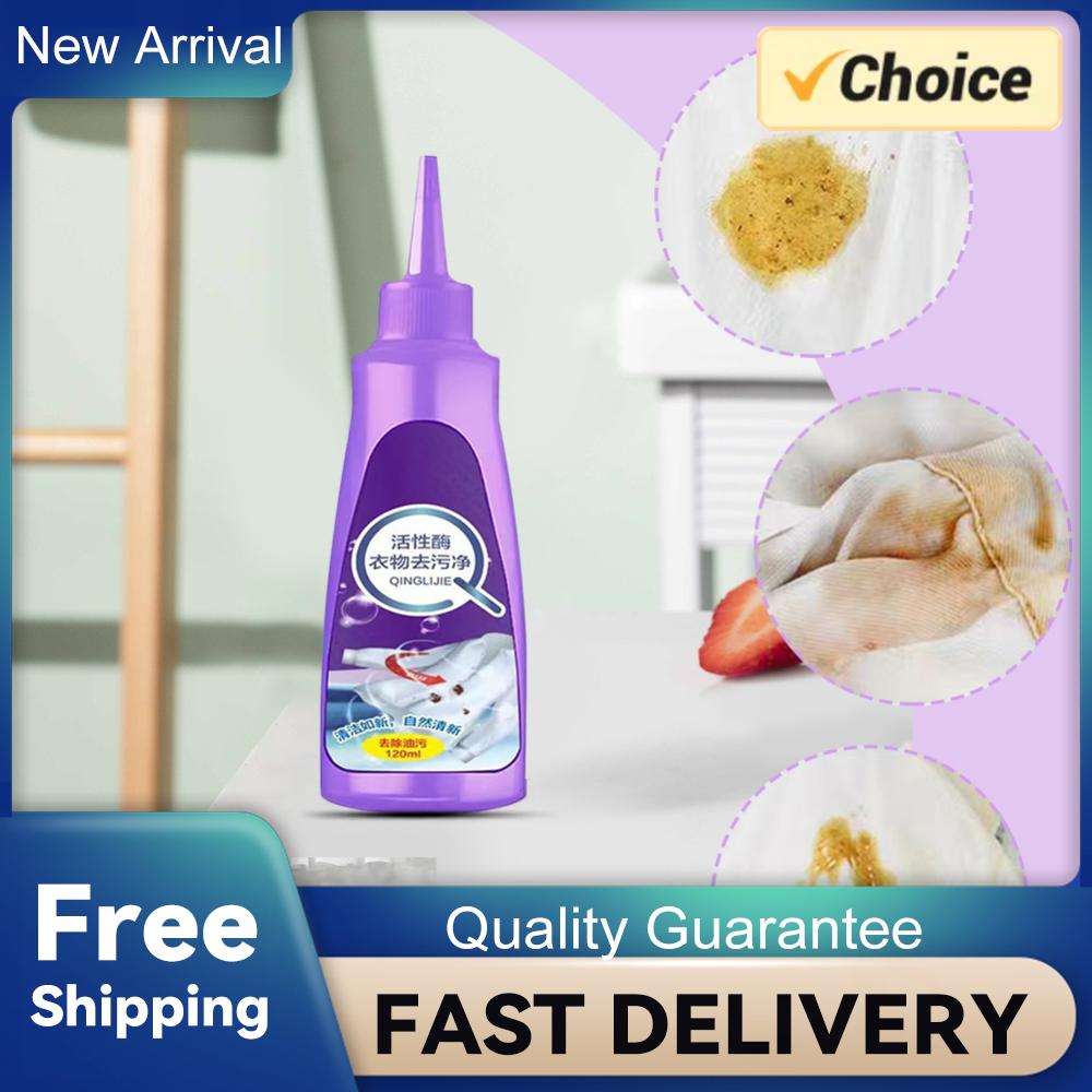 120 мл Концентрированное жидкое средство для стирки Чистое белье Активный энзимный стиральный порошок Пятновыводитель для стирки Высокая эффективность China Mainland