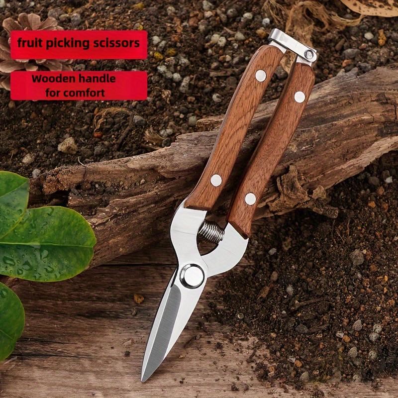 

Классический садовый секатор с автоматическим пружинным механизмом, оснащенный лезвиями из нержавеющей стали. Универсальные инструменты, идеально подходящие для сбора