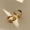 Fashion Multilayer Ring C- Shaped Stud Earrings for Women Minimalist Minority Design Earrings Fashionable Earrings Accessible Luxury Fancy