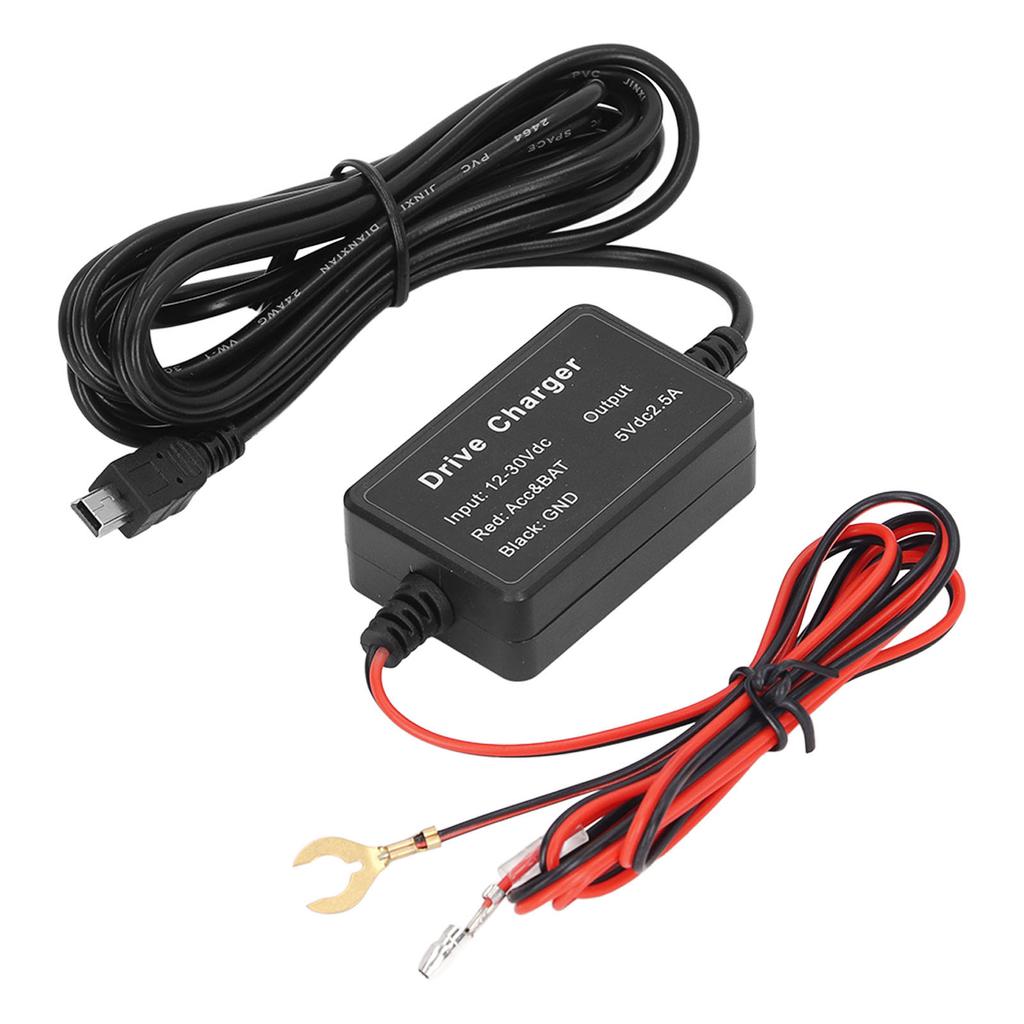 Dash Cam Hardwire Kit Hochsichere 24-Stunden-Überwachung für Mirror Cam GPS Navigator Radarwarner