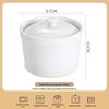 Ceramic Double-Boiler Stew Pot with Lid