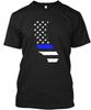 California Thin Blue Line T-Shirt Made In the USA Size S To 5XL