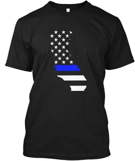 Футболка California Thin Blue Line Сделано в США Размеры от S до 5XL M