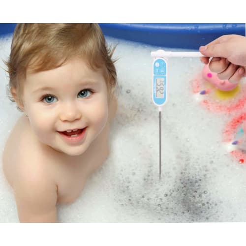 GXSTWU Waterproof Digital Water Thermometer, Fast Reading, Washable, Rust-Resistant, Maximum and Minimum Temperature Memory, Stick-Type Water Thermome