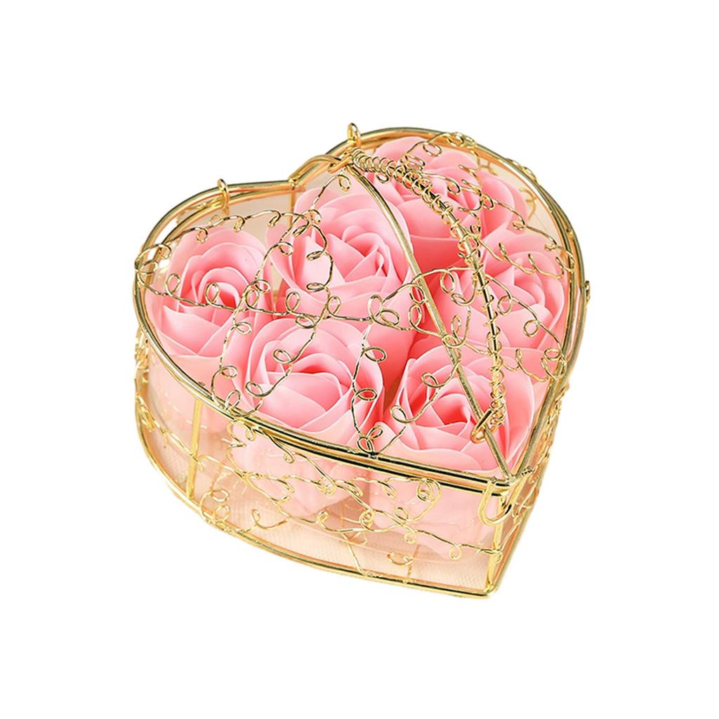 Artificial Rose Soap Decoration Scented Bath Gift for Her Girlfriend Women Girls