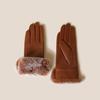 COURONNE Vety Fur Gloves (Brown)_RCHAX24641BRX