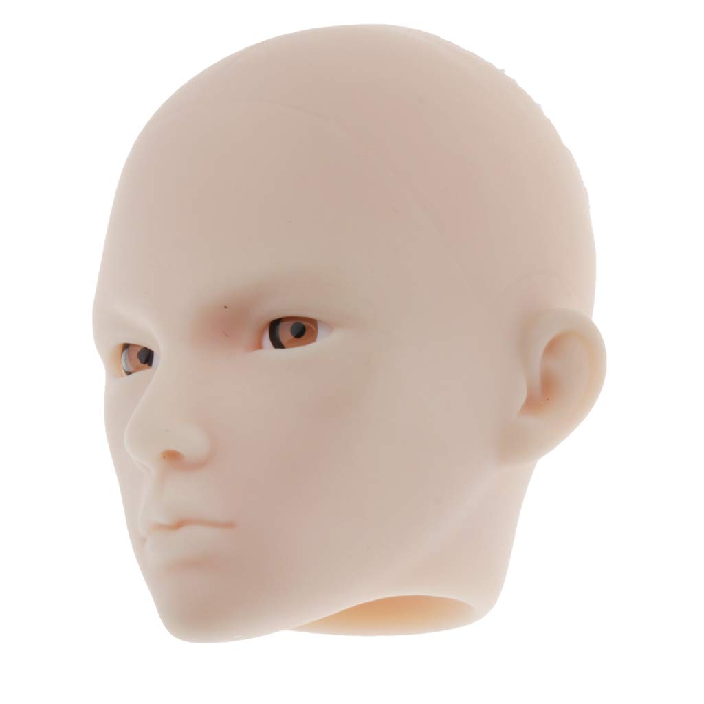 F Fityle Doll Carved Male Doll Head Figure BJD Doll DIY 1/6 Head, Head, Sculpt, Head,