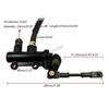 090E ATV Motorcycle Rear Foot Hydraulic-Clutch Master-Cylinder Brake Engine Part