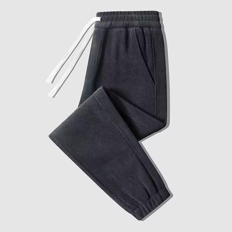 Women's High Waist Corduroy Joggers - Casual, Plus Size, Versatile Sweatpants