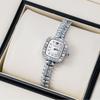Fritillary Decorative Women'S Watch Fashionable Light Luxury Diamond-Encrusted Alloy Fashionable Quartz Watch Temperament Simple Watch