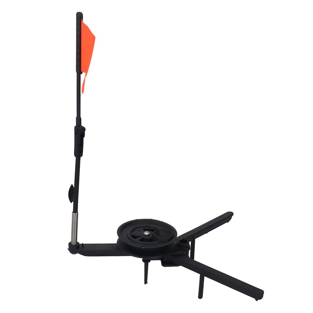 Winter Ice Fishing Flag Marker Triangular Structure Fixed Tip Up Ice Fishing Flag Pole Indicator