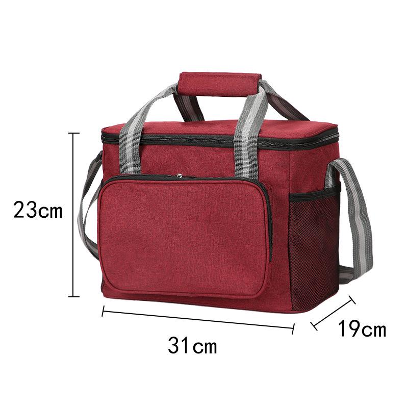 Large Waterproof Insulated Picnic Bag - Oxford Cloth, Portable, Thickened for Outdoor Use