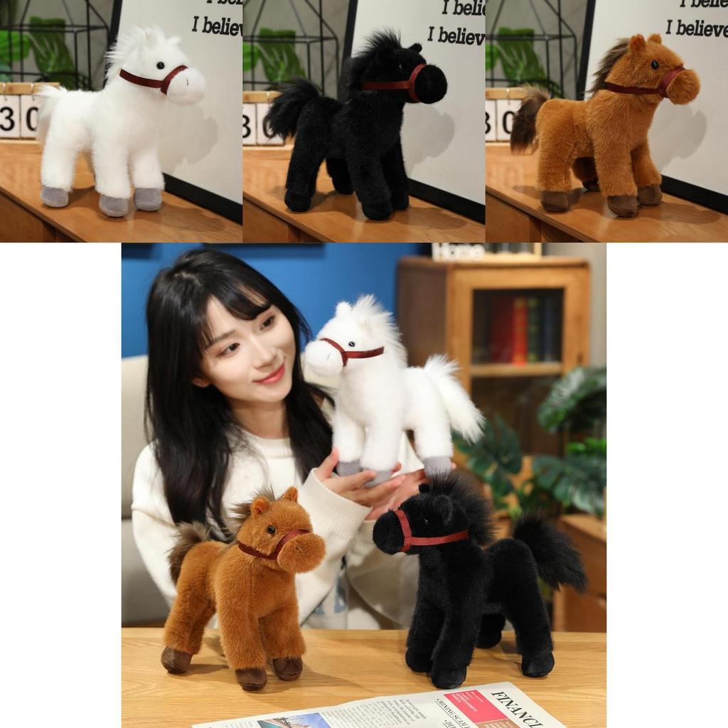 Zodiac Horse Plush Toy With Pp Cotton Filling For Kids Bedtime Gifts