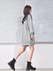 Xitao Patchwork Dress Fashion Contrast Color Women Full Sleeve Casual Dress XJ5139