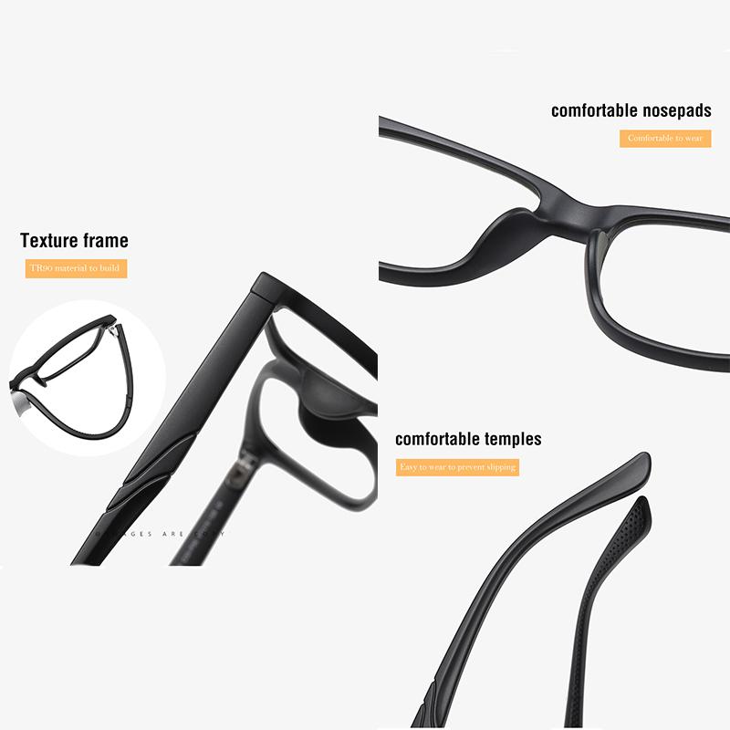 MAXJULI Blue Light Blocking Glasses For Youth Boys Girls Square TR90 Flexible Rubber Frame Eyewear 6607