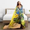 Pikmin Game Blanket  Soft Warm Novelty Plush Throw Blanket For Living Room Picnic Flannel Bedspread Bed Cover
