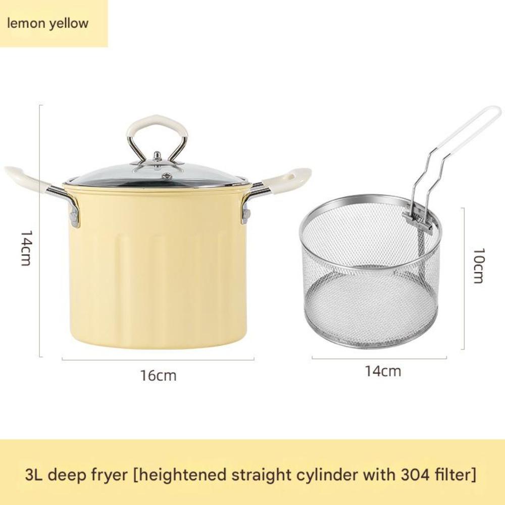 Durable 3L Deep Fryer Pot with