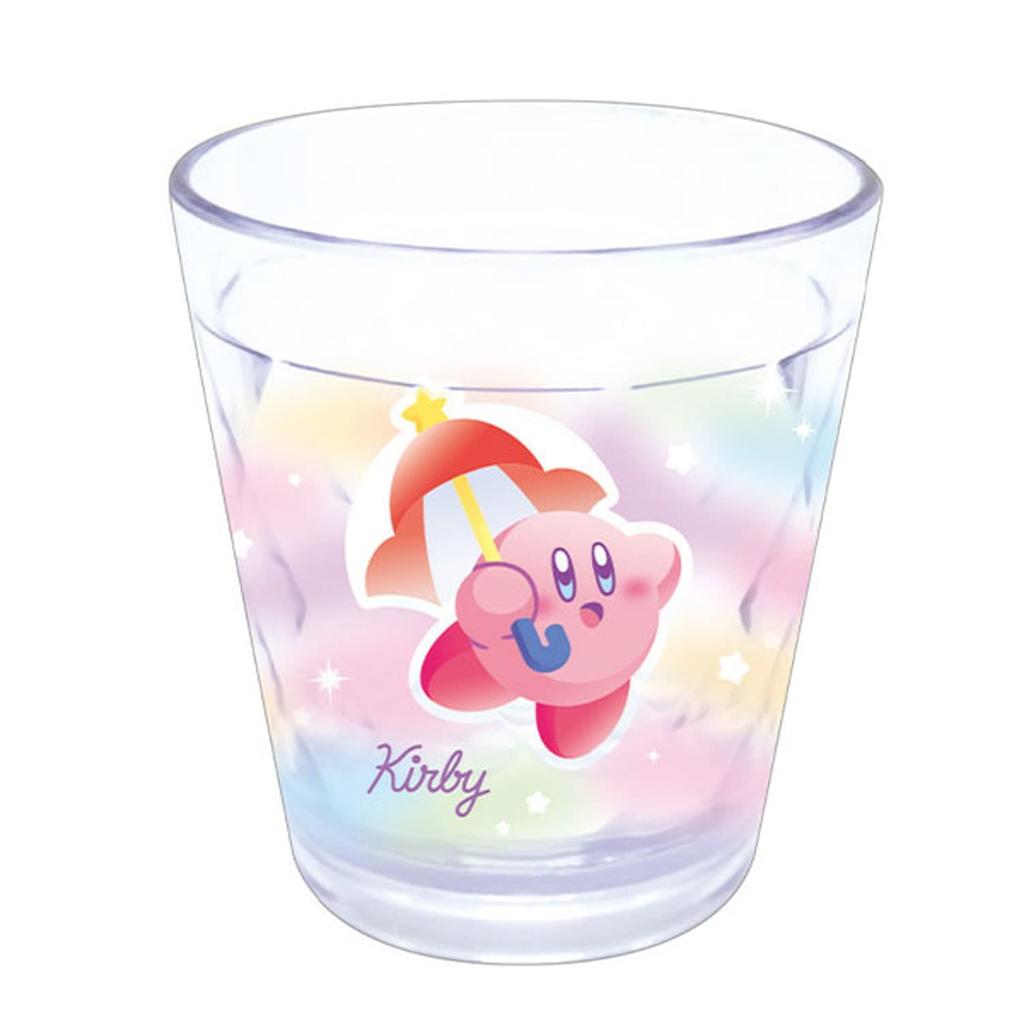 K Company Kirby Sparkly Clear Cup, Parasol, H91mm x 83mm (3mm Thickness), HK-CL-PS