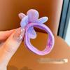Kids' High-Elastic Flower Hair Ties - Cute, Hair-Friendly Terry Cloth Scrunchies for Girls and Babies