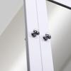 Wall-mounted Bathroom Cabinet Mirror Door Organiser Storage Shelves Living Room White